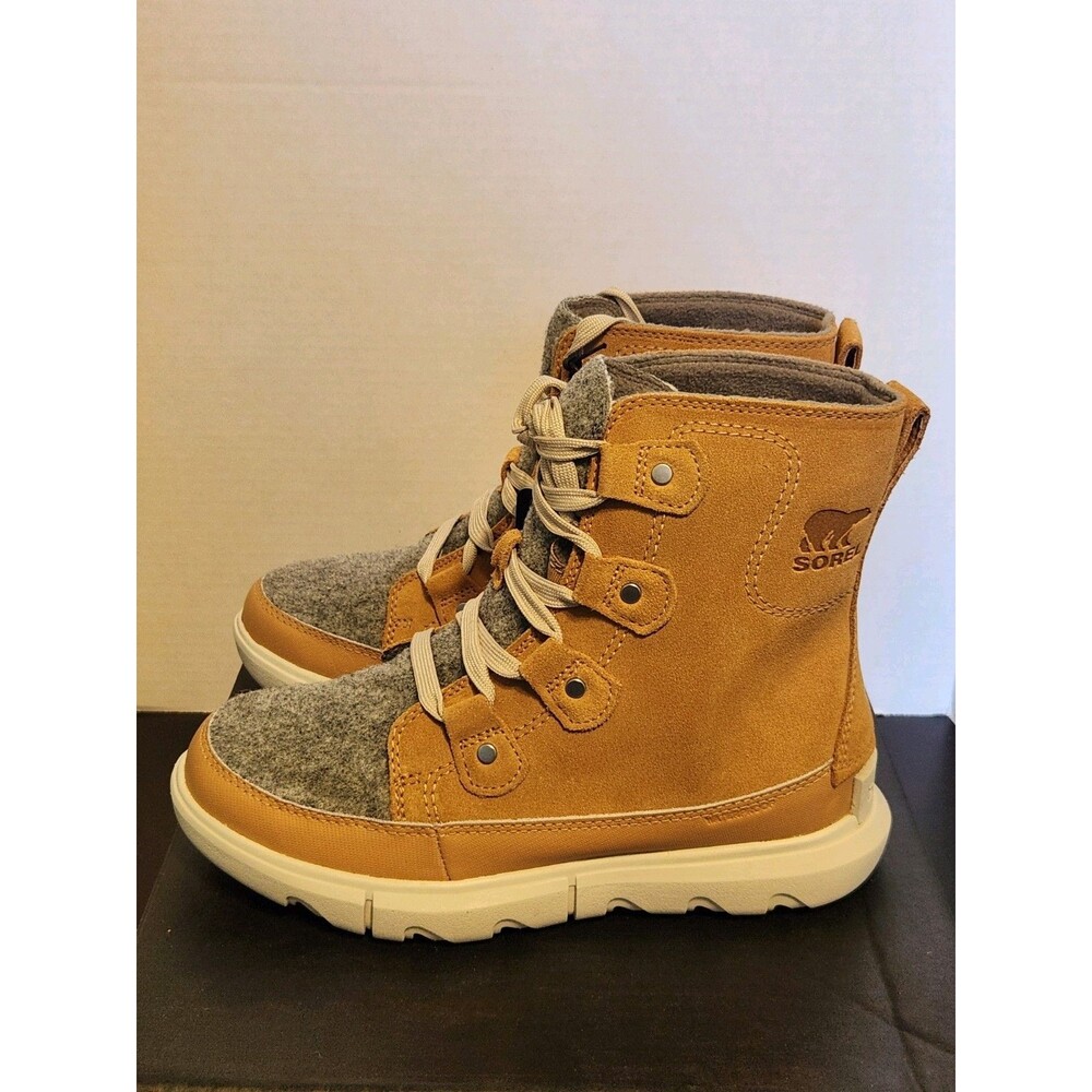 Sz 6 - Sorel Explorer II Next Joan Waterproof Boots Brown Waterproof Insulated